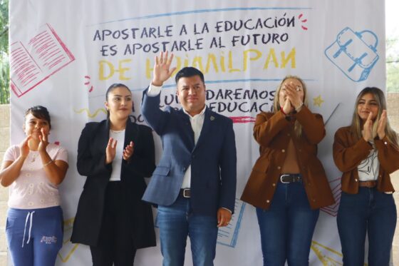 El Presidente Municipal de Huimilpan refuerza infraestructura 