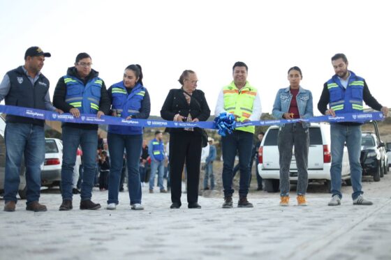 Concluye urbanización de calle en El Peral Huimilpan
