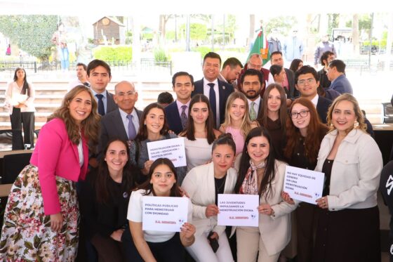 Recibe Jairo Morales al Congreso del Estado de Querétaro en Huimilpan