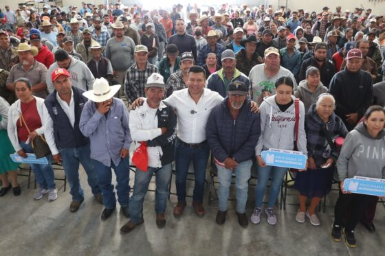 Jairo Morales fortalece al campo de Huimilpan